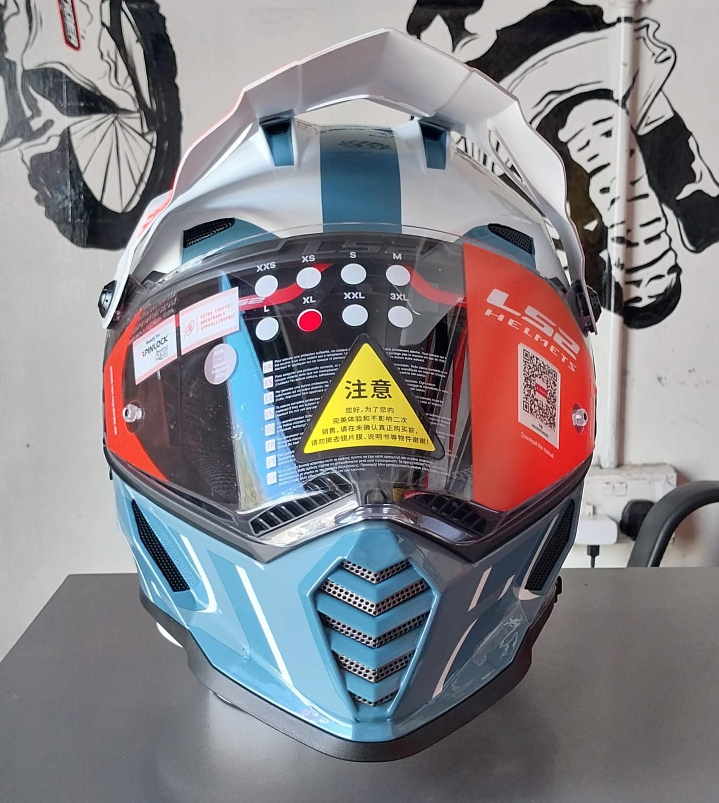LS2 Pioneer Evo MX436 Adventure Helmet – ECE Certified & Anti